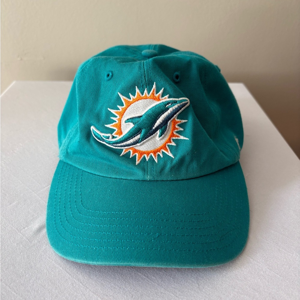 Vintage Woman’s NFL Teal Cap with Miami Dolphins logo